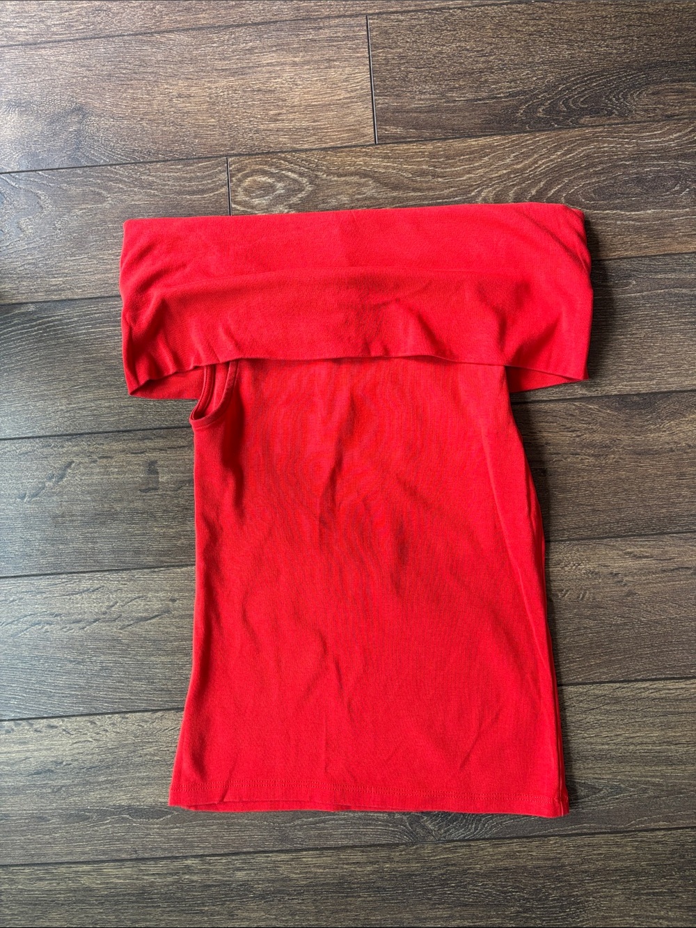 Zara Red Off-Shoulder Women's Top